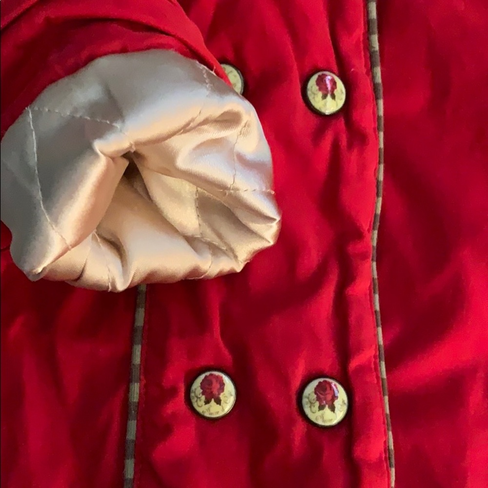 Adorable Red Winter/fall Coat - Picture 3 of 8